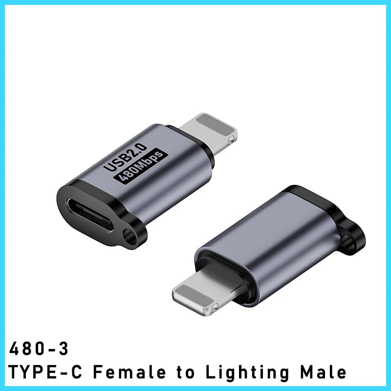 TYPE-C adapter Micro USB Mini USB Adapter lighting Female To Micro Usb Male Converter for Phone Tablet Camera Charging Adaptor