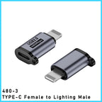 TYPE-C adapter Micro USB Mini USB Adapter lighting Female To Micro Usb Male Converter for Phone Tablet Camera Charging Adaptor