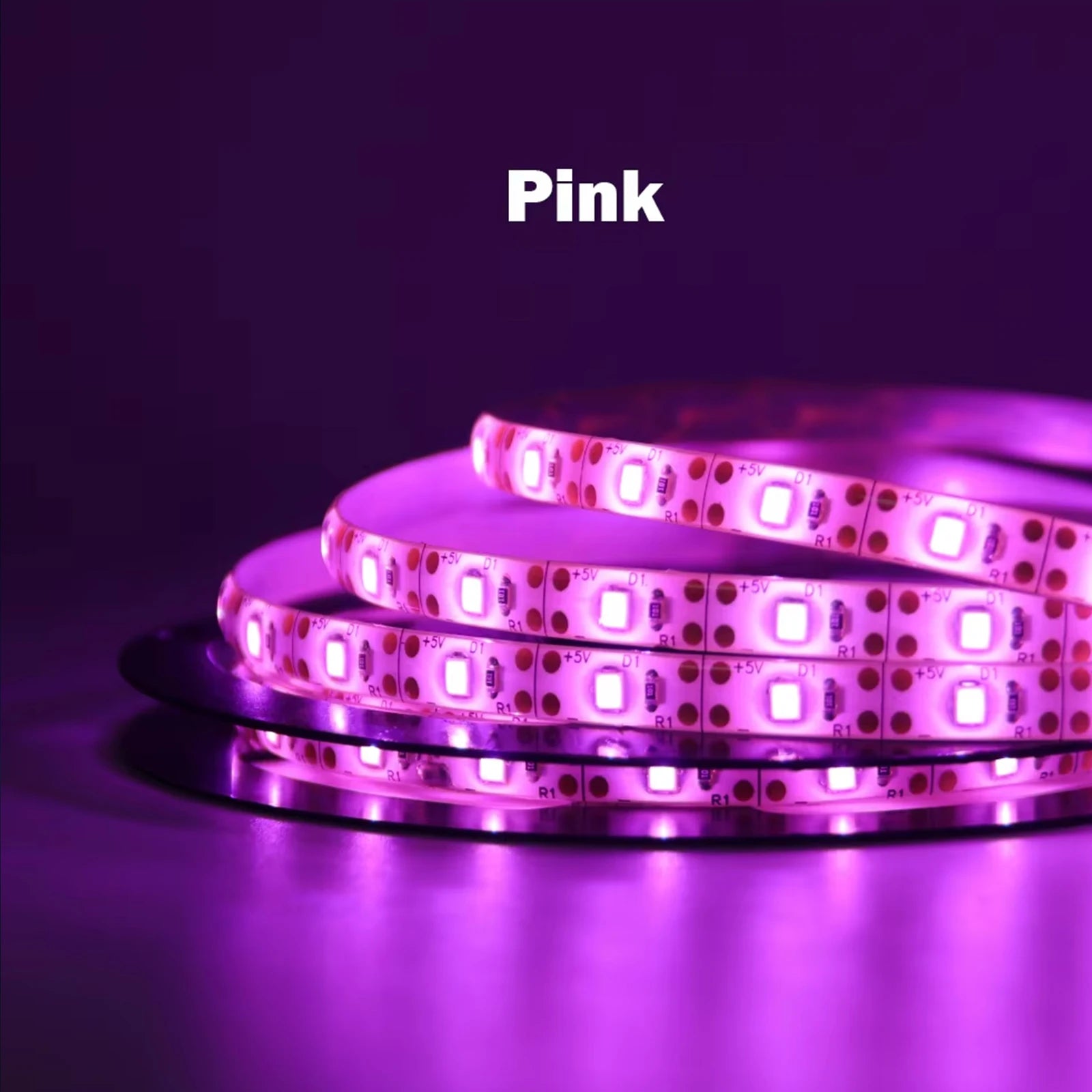 3AA Battery Power LED Strip Lights 2835 5V 60LEDs/M Warm White Red Green Ice Blue IP21/IP65 TV Room Kitchen Home DIY Decor 1M-5M