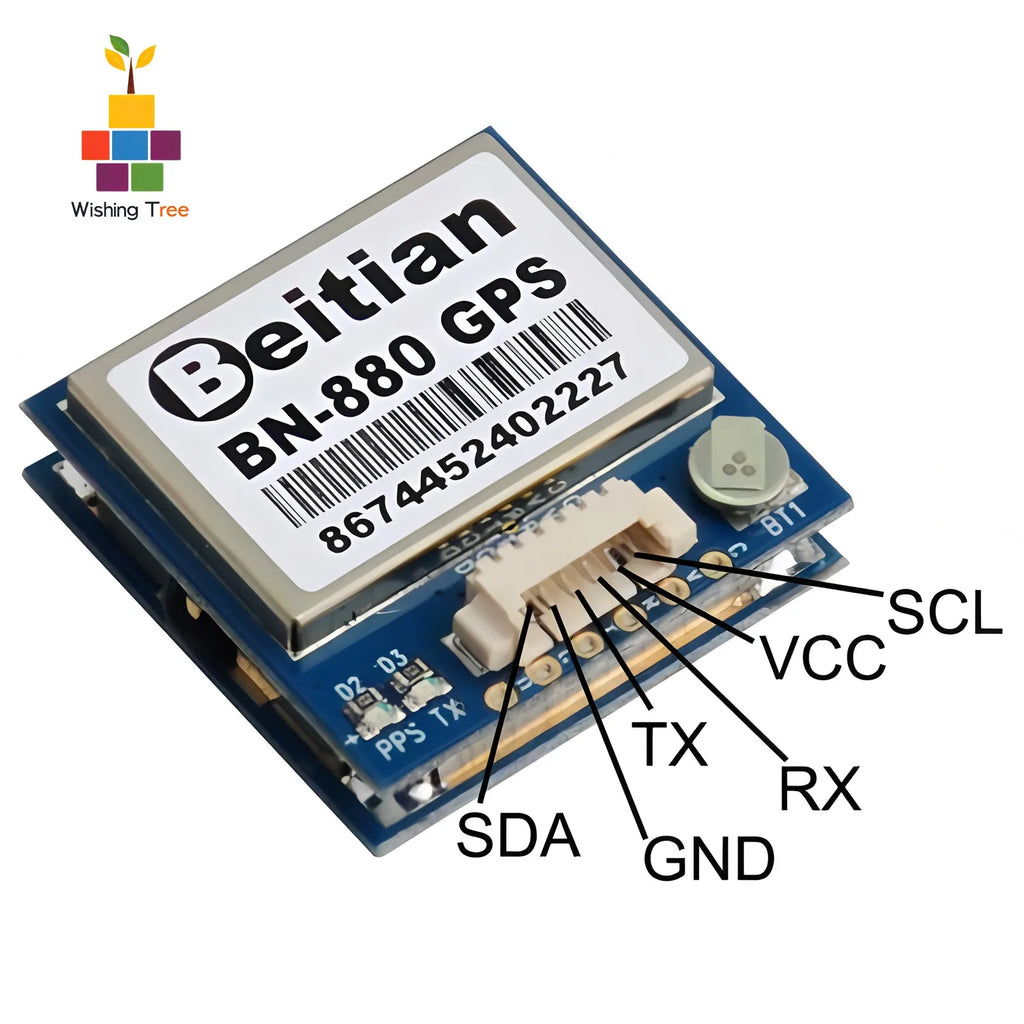 Beitian BN-880 GPS Compass Module with HMC5883L Multi GNSS Support High Sensitivity for FPV Drone RC Aircraft