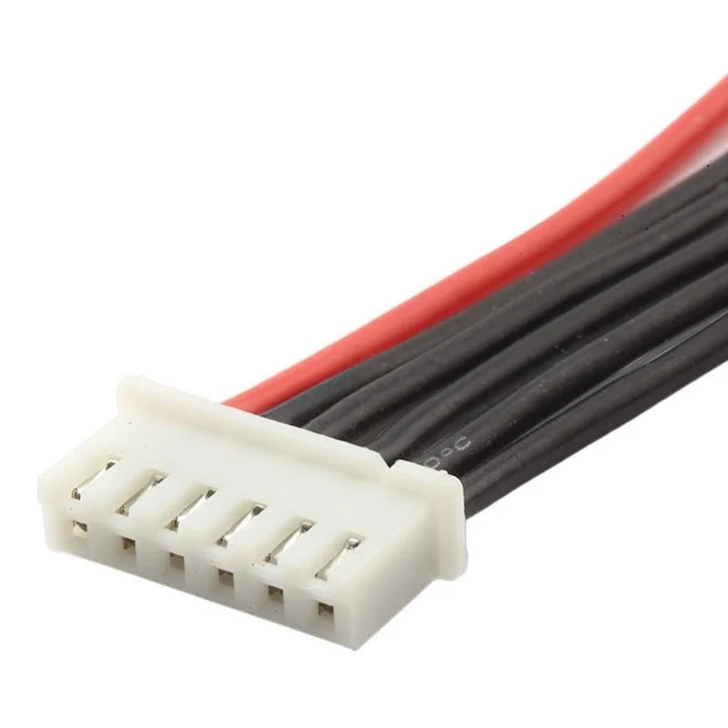 10pcs Lipo Battery Balance Charger Single Head Silicon 22AWG Cable 1S-8S  IMAX B6 Connector Plug 10-50cm Wire
