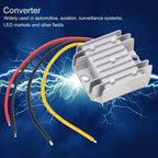 24V to 12V DC Power Converter 10A 120W Stable Output Voltage Buck Converter Waterproof Efficient Switching Power Supply