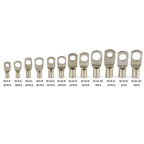 60/100/170pcs SC Bare Bolt Hole Tinned Copper Cable lugs Battery Terminal Wire Terminals Connector Suit SC10-6 SC16-8 SC25-8