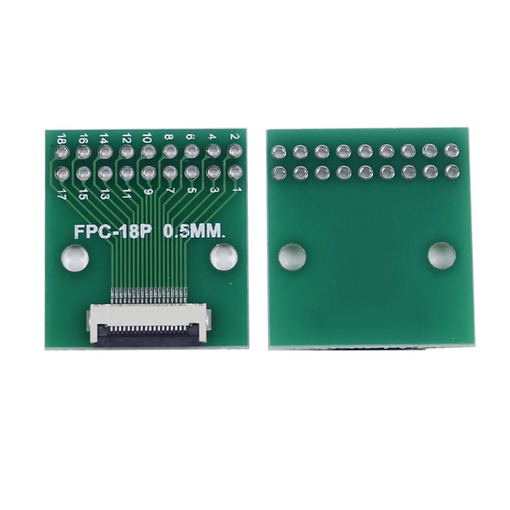JCD 1Piece FPC/FFC Flat Cable Transfer Plate  0.5mm 1mm to 2.54mm Spacing Connector Flexible Flat Cable Adapter Board