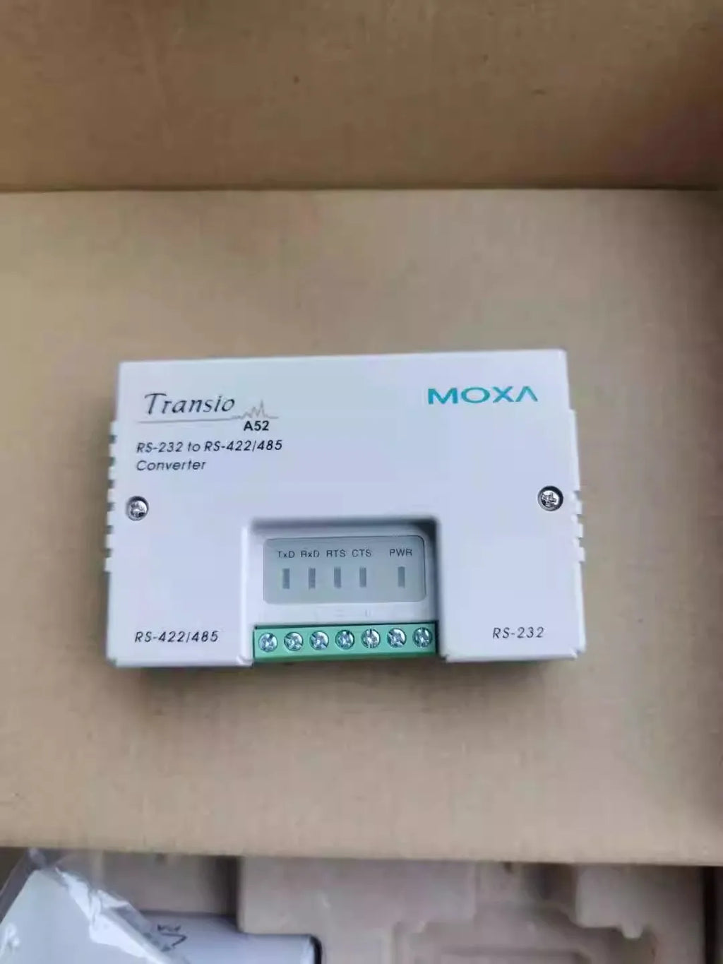 MOXA A52 A53 RS232 To RS-422/RS485 Bidirectional Converter RJ45 Optoelectronic Isolation Original
