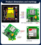 SIMCOM SIM7000E SIM7000G SIM7000JC Breakout Board Cat-M/NB-IoT/GSM Module Compatible With SIM900 SIM800F LTE GPS Antenna Kit