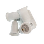 3/4/5 E26 E27 Edison Screw CFL LED Lamp Bulb Base Adapter Anti-Flame PBT Pendant Ceiling Mount Light Socket Splitter Extender