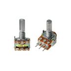 New 5pcs WH148 20MM 6Pin Dual Potentiometer B1K B2K B5K B10K B20K B50K B100K B250K B1M Ohm Variable Rotary Carbon Film Resistor