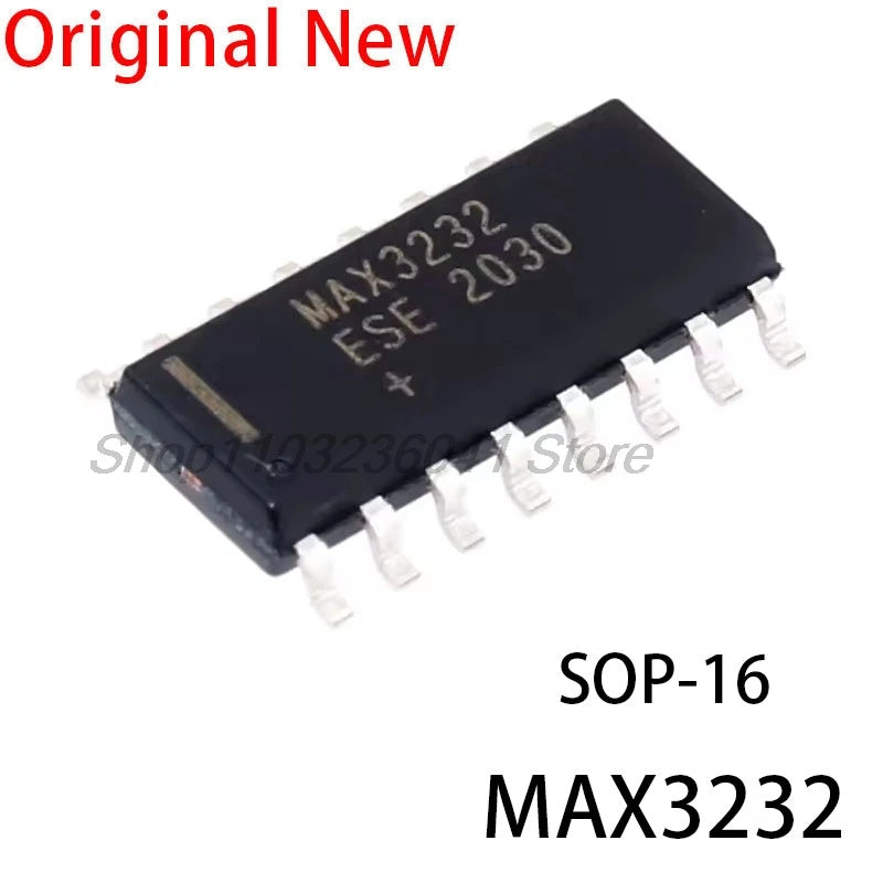 10PCS New and Original CHIP IC MAX3232CSE MAX3232 MAX3232ESE SOP-16 RS-232 Interface IC 3-5.5V MultiCh Line Driver/Receiver