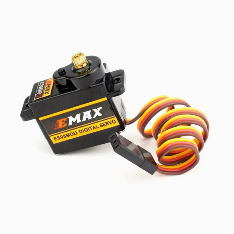 EMAX ES08MDII 13g Metal Gear Mini Digital Servo 4V to 6V 2kg Futaba JR Plug for RC Airplane Helicopter Fixed Wing