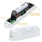 DC12V Wired Dual Curtain PIR Motion Sensor Anti Mask Anti Pet Infrared Detector Home Security Alarm Sensor