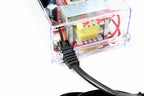 Electronic DIY LM317 Adjustable Voltage Regulated Kit DC Step-down Power Supply Making Parts With Case Soldering Assembly 220V