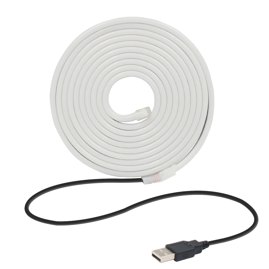 USB Neon LED Strip Light DC 5V 2835 120LEDs/M Waterproof Flexible Neon Rope Light Red Blue White Pink Green Tape Room Backlight
