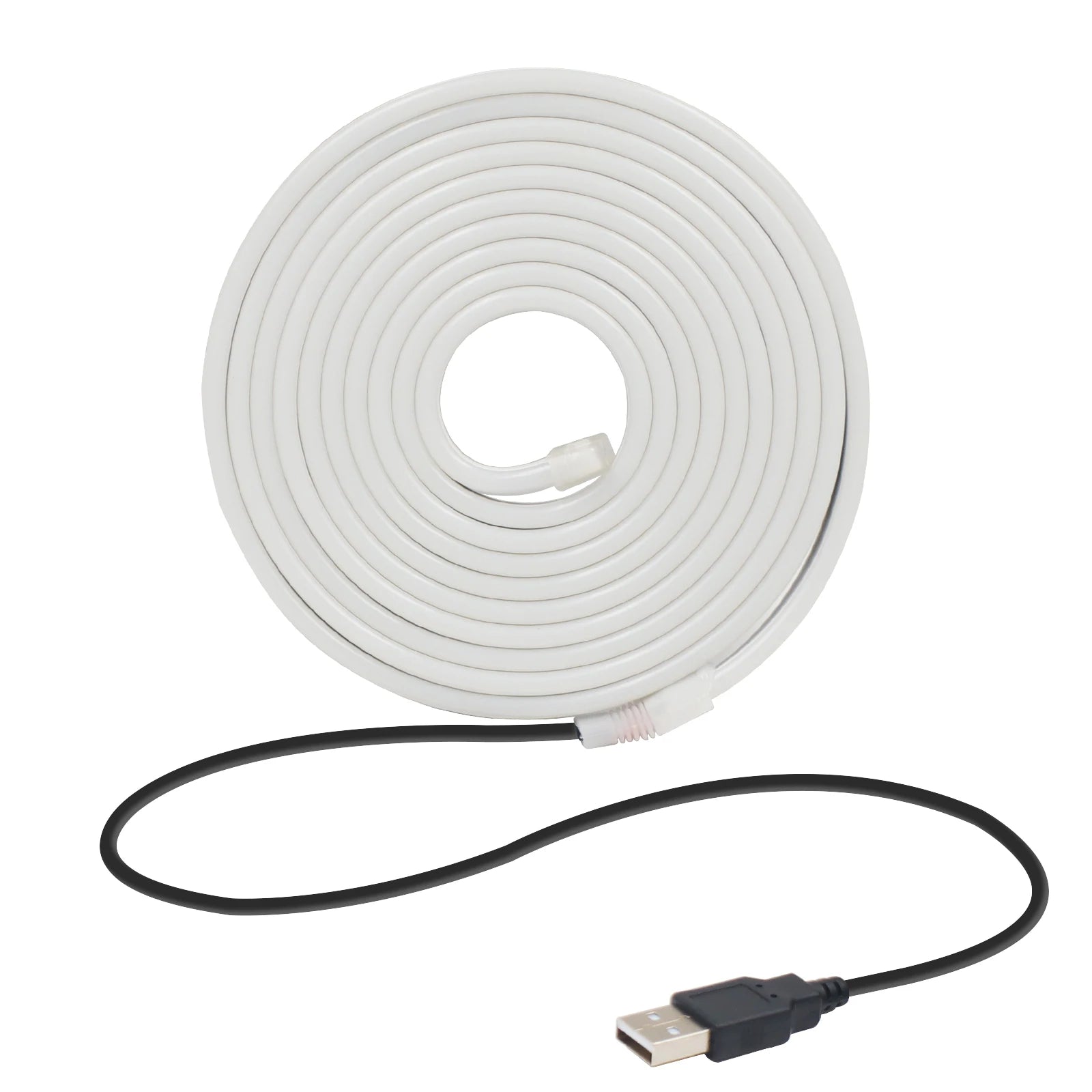 USB Neon LED Strip Light DC 5V 2835 120LEDs/M Waterproof Flexible Neon Rope Light Red Blue White Pink Green Tape Room Backlight