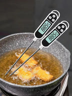 Stainless steel probe cooking food, barbecue stove, water, milk, oil, liquid meat, digital kitchen thermometer kitchen tools