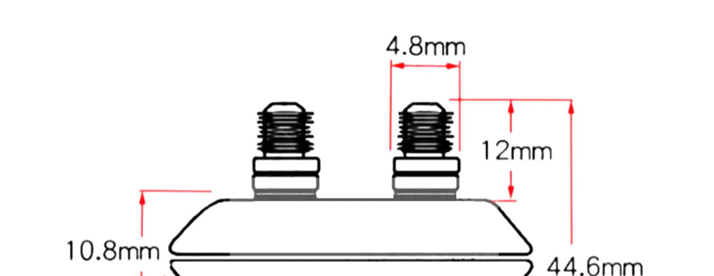 1/2PCS Banana Plugs Couple Terminals Red Black Connector Amplifier Terminal Binding Post Banana Speaker Plug Jack M20