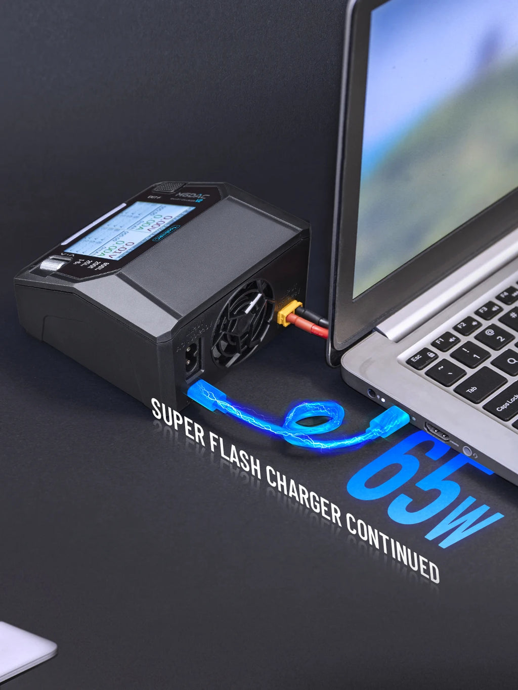 ToolkitRC M6DAC PRO V2 Dual Channel Smart Lipo Battery Charger Discharger AC 200W DC 800W 16A for 1-6S LiHV LiPo PD65W FPV Drone