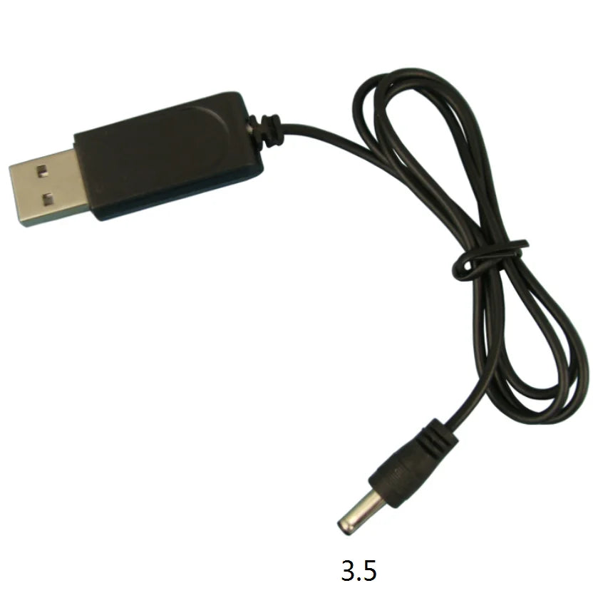 3.7V USB Charging Cable JST SM 1.25 2.0 2.5 3.5 MX2.0 Plug Lithium Battery Charger for RC Aircraft Helicopter Toys Accessories
