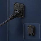 1/2/4PCS RJ45 Panel Mount Adapter Female-to-Female Ethernet Pass-Through Connector RJ45 Shielded D-Type Ethernet Bulkhead