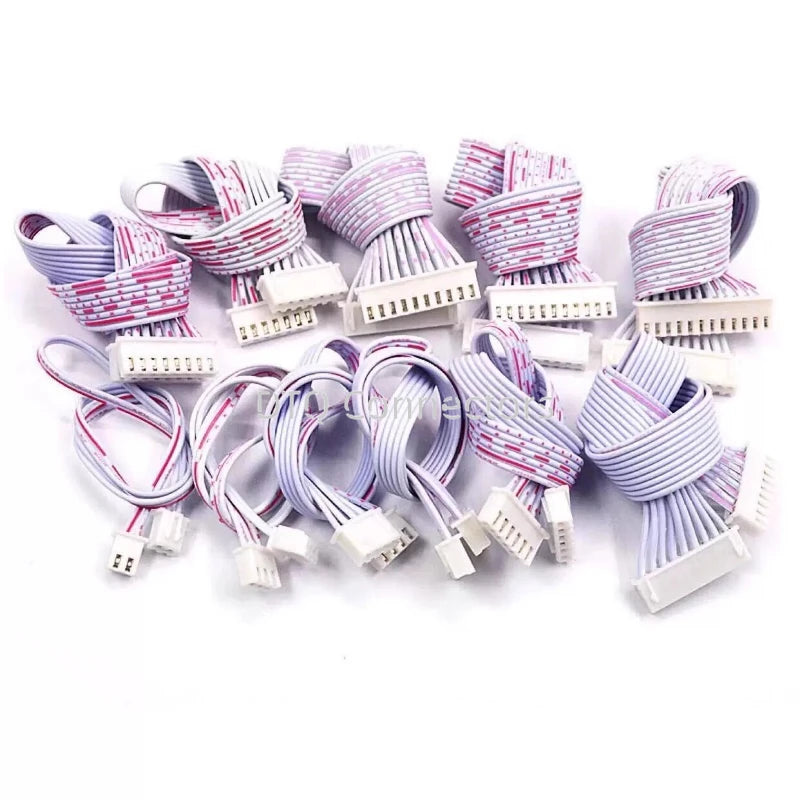 5PCS JST XH2.54 XH 2.54mm Single/Double Head Wire Cable Connector 2P/3/4/5/6/7/8/9/10P12 Pin Pitch Red Blue Male Female Plug