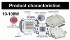 LED IR red 740 805 810 850nm 940 730nm 970nm 10w 20w 30w 50w 100w  cob Light High power infrared Chip  EPILEDS EPISTAR 1pcs