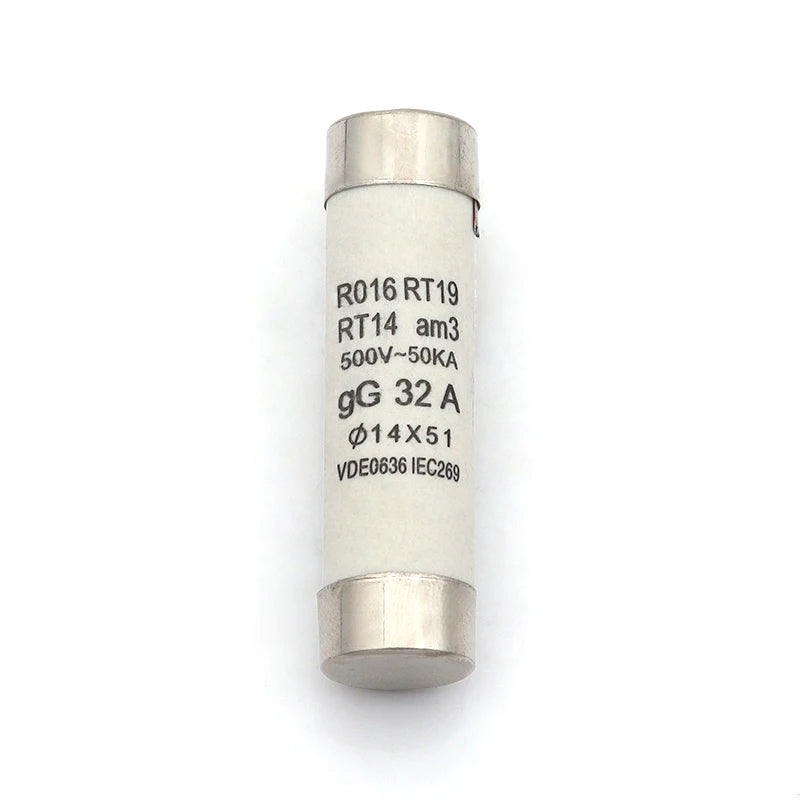 Javino 5/20/60Pcs 14*51mm(RO16)  Fast blow Ceramic Fuse 500V RO16-32A 40A 50A 63A RT18 RT14 Base