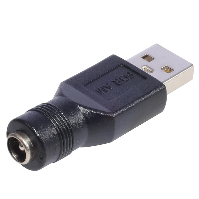 AC TO DC Adapter Plug DC Female to USB Male Female DC 5.5 * 2.1MM Power Converter 12V Plug Charging Adapter Converter USB Plug