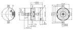 Kubler Encoder 99500010875 8.5873.0000.C302.S021  new original elevator Incremental Absolute ROTARY encoder