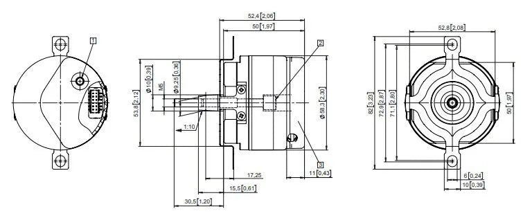 Kubler Encoder 99500010875 8.5873.0000.C302.S021  new original elevator Incremental Absolute ROTARY encoder