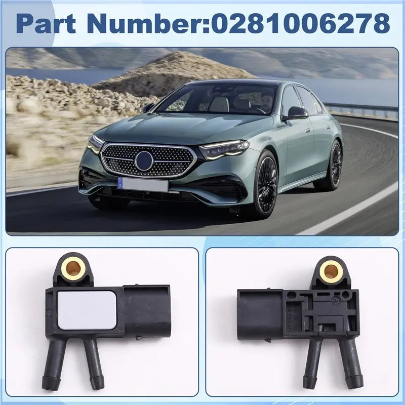 Crankshaft Sensor 0281006278 For Mercedes Benz New Replacement Part- Differential Pressure Sensor
