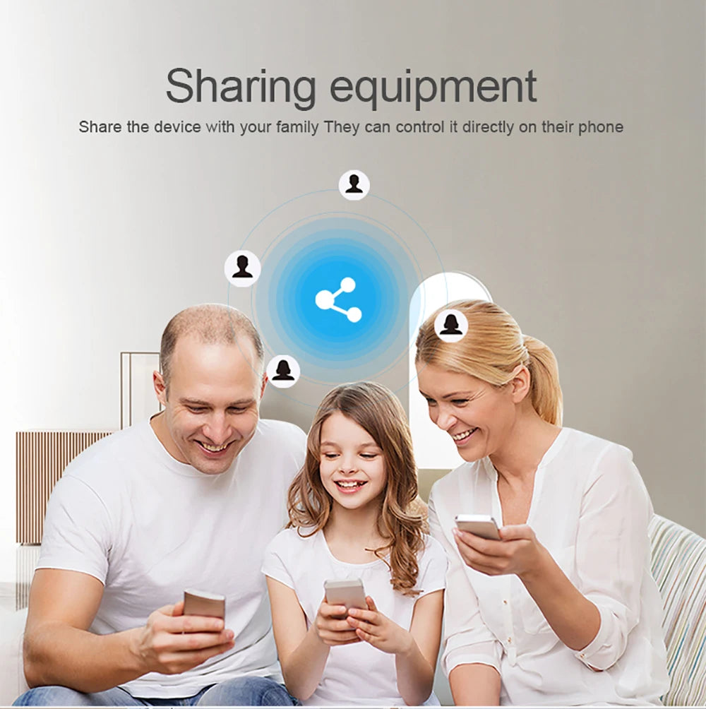 Work With Tuya WiFi Smart Touch Wall Switch RF433MHz 1/2/3/4 Gang Touch Sensor for LED Light Voice Control Alexa And Google Home