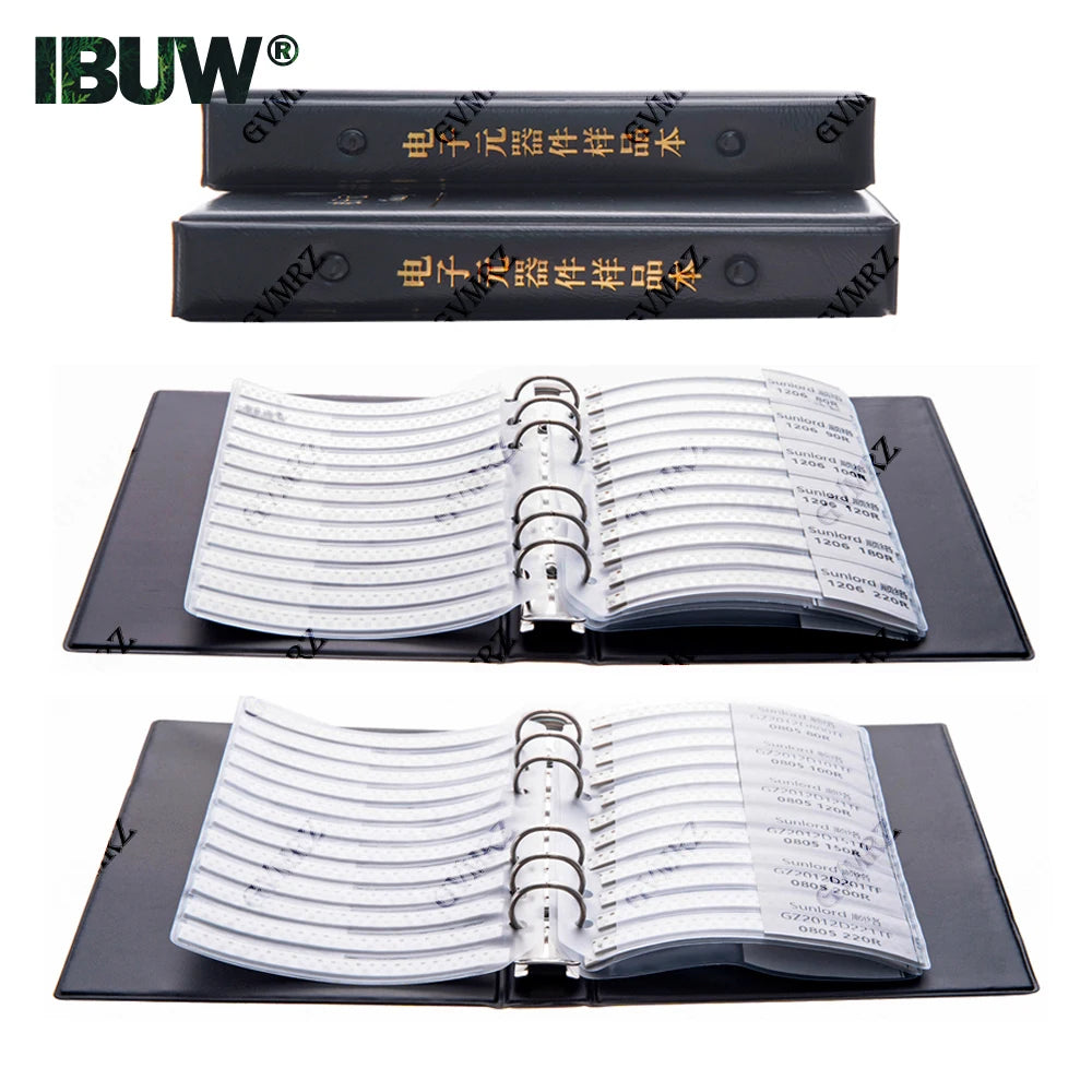 0402 0603 0805 1206 SMD Ferrite Bead Inductance Sample Book Magnetic Laminated Sheet Magnetic Beads Inductance Book Sample Kit