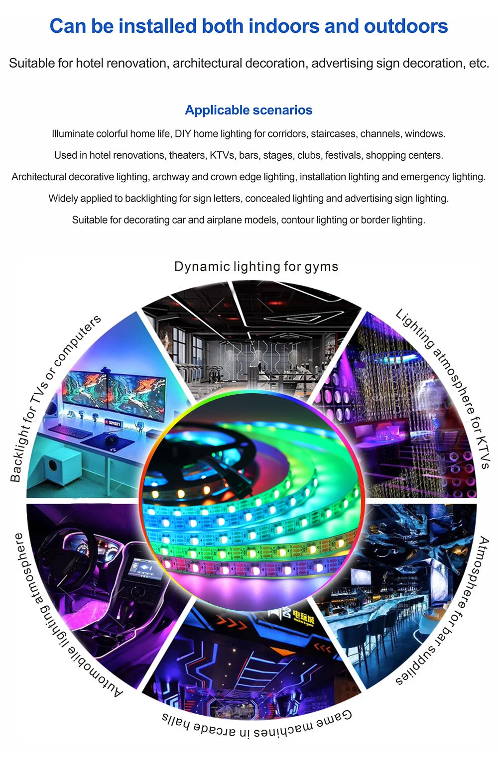 SK6812 RGBW Led Strip Light 4in1 Similar WS2812 12V Individual Addressable RGBWW 1m 5m 30 60 144 LEDs Lights IP30 65 67