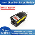 200mW-250mW 650nm 660nm Red Laser Diode Module 12VDC Stage KTV Bar