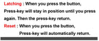 5pcs 12mm Metal Push Button Switch Self-locking Latching/Momentary Reset Waterproof High/Flat Round 2/3 pins Nickel plated brass