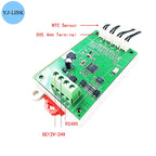 4-Channel NTC Transmitter 10K Thermistor To RS485 Modbus RTU Communication