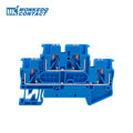 10Pcs PTTB 2.5 Push-in Double Level Din Rail Terminal Block 2 Layer 2.5mm² Plug Electrical Wire Connector PTTB2.5