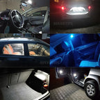 2x Festoon C5W C10W 3030 Chip Bulb Canbus 31mm/36mm/39mm/41mm Car LED Lamp Interior Dome Reading License Plate Lights 6000K