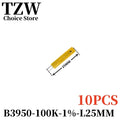 TZW 10PCS NTC Thermistor Temperature Sensor Film Resistance Probe MF55 B3435 B3950 10K 50K 100K 25MM 50MM 75MM