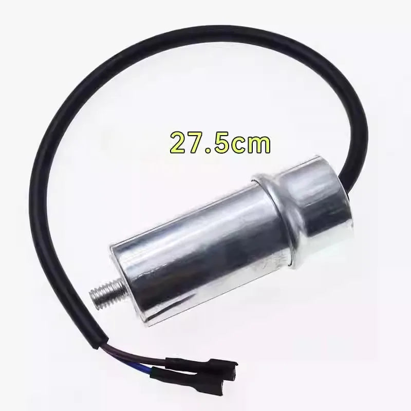 Refrigerator, freezer motor capacitor with cable CBB65 4UF 450V starter combination starter capacitor screw model