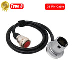 MB Star C3 SD Connect C3 RS232 to RS485 Cable 38Pin 14Pin 4Pin Cable 12V & 24V Cars and Trucks Auto Diagnostic Scanner Tool