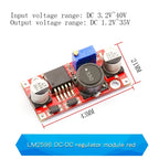 1PCS LM2596S DC-DC Adjustable Step-Down Regulated Power Supply Module DC-DC Power Board LM2596 3A 5A 75W 24V To 12/5V