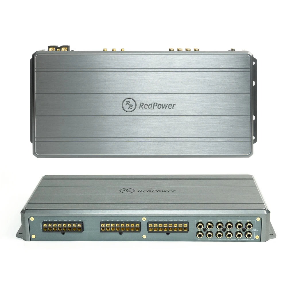 120W X12CH YAKUZA Car DSP Amplifier with HDMI Optical Coaxial Input Процессорный усилитель RedPower