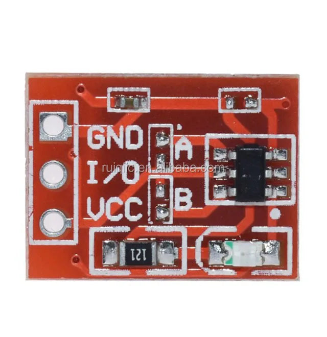 5pcs TTP223 Touch Button Module Self-Locking Inching Capacitive One Single Channel Key Switch sensor for R3