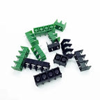 20PCS MG7620 / KF8500 Barrier Terminal Block 7.62mm 8.5mm Pitch PCB Screw Connector 2P 3P 4Pins Stackable Green Black