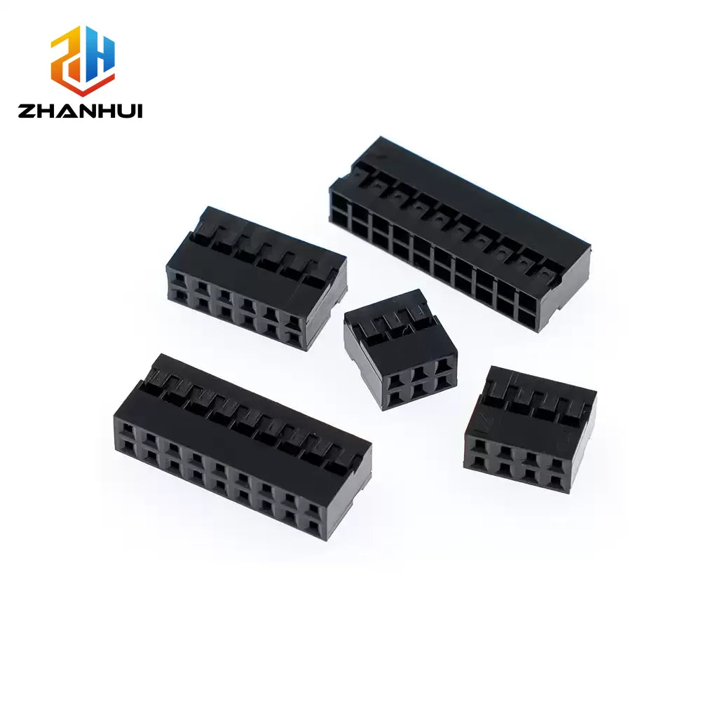 370Pcs 2.0mm Dupont Connector Kit, Double Row Pin Header Housing & Female Terminal Set, Jumper Wire DIY Electronics Components