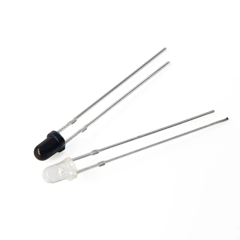 10pairs 3mm 5mm 940nm LEDs Infrared Emitter and IR Receiver Diode Diodes 301A for arduino