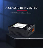 ToolkitRC M7 200W 10A Balance Charger Discharger With Voltage Servo Checker ESC Tester 1-6S Lipo Battery Charger