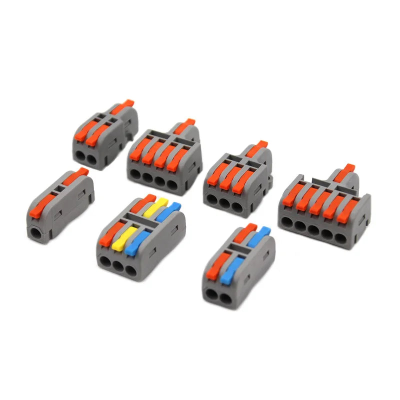 Wire Connector Quick Splitter Mini Splicing Universal Conductor Wiring Cable LED Terminal Block Push-in Electrical Connectors