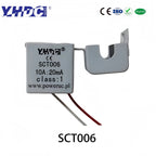 YHDC Split Core Current Transformer SCT006 Rated Input 1A/5A/10A/20A Output 1mA/2.5mA/5mA/10mA/20mA/25mA Accuracy 1%/0.5%